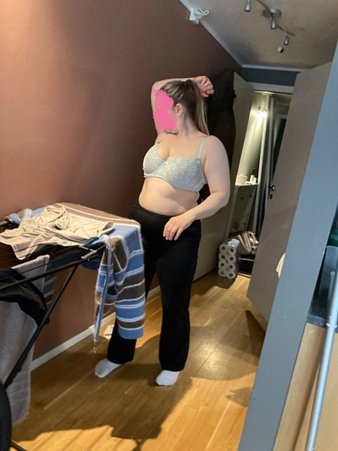 Spying on my wife’s big tits while she undressed. Dm open image 7