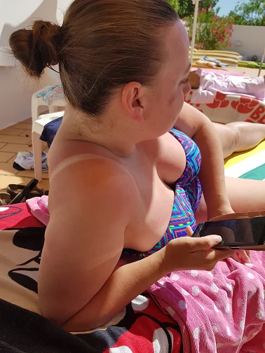 Make this chubby slut a good web slut and cum whore image 8