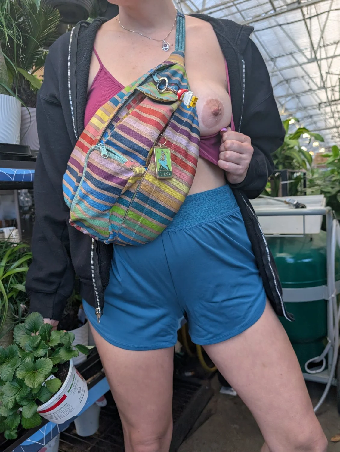 Wife flashing in Home Depot image 3
