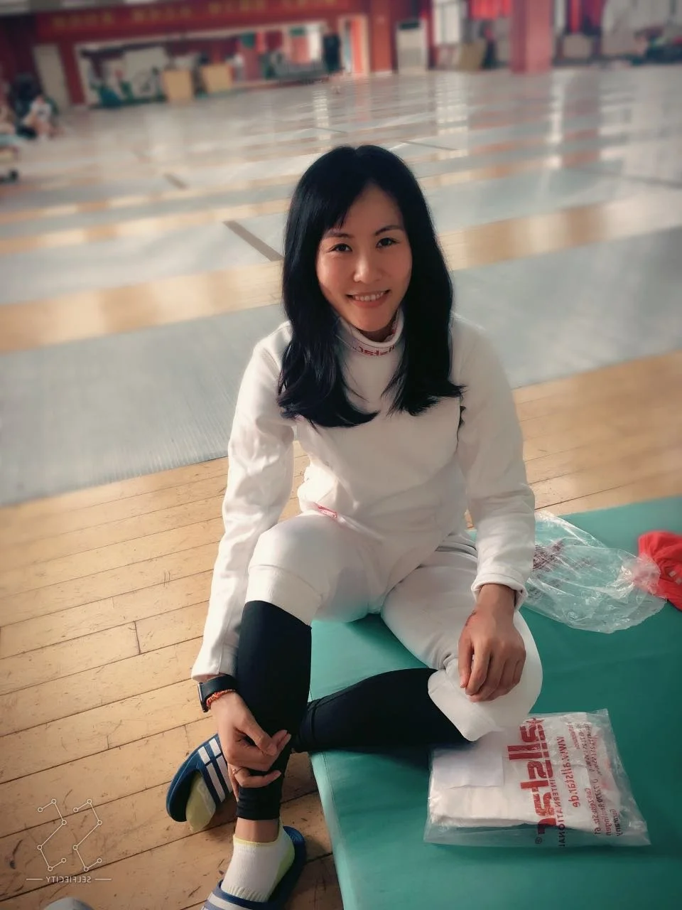 Qianjiarui Chinese Olympic slut loves foreigner cock. vids for fans image 12