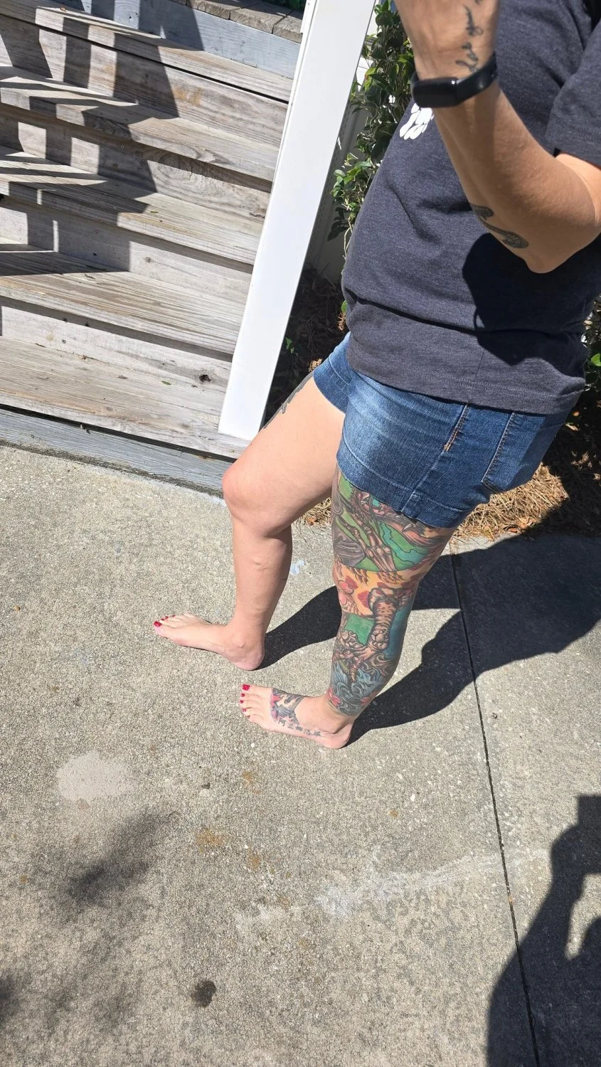 Feet creepshots of my older sisters friend image 6