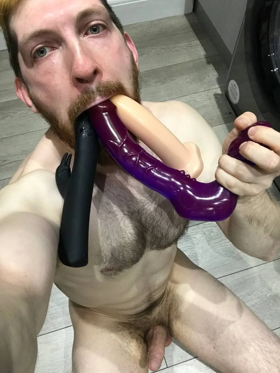 **submission** twink fag gets demolished by tranny and drinks his own pee image 11