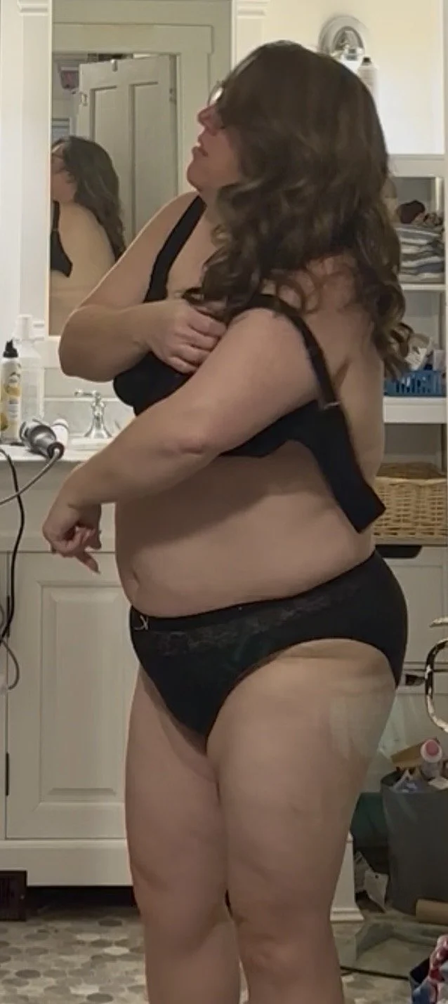 Jennifer - CT BBW Wife - Black Bra image 10
