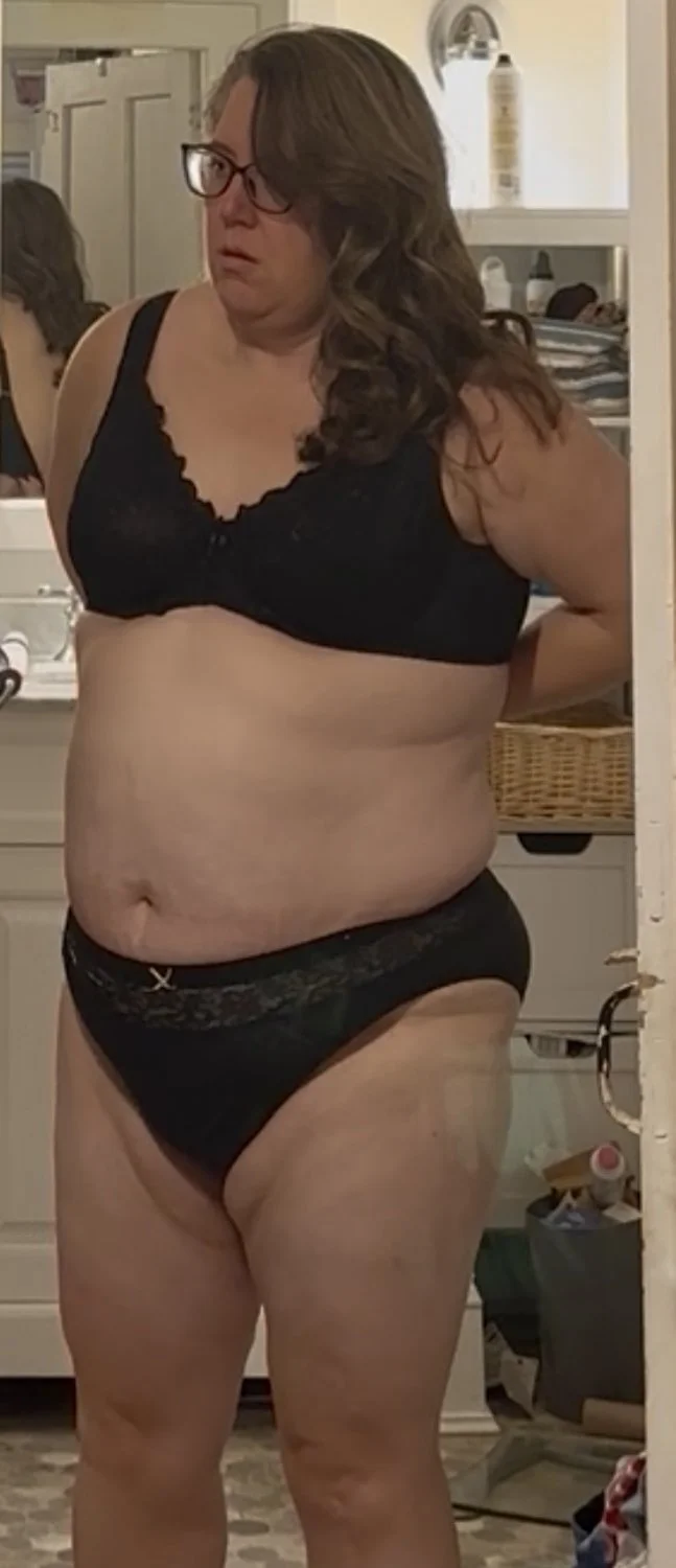 Jennifer - CT BBW Wife - Black Bra image 11