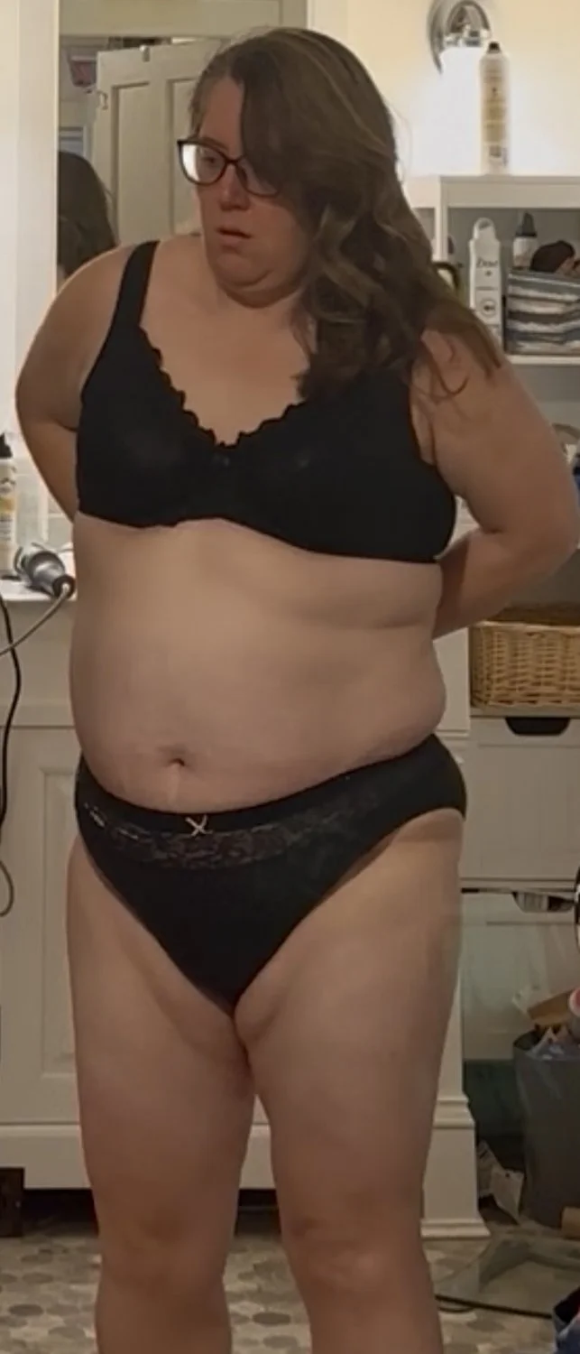 Jennifer - CT BBW Wife - Black Bra image 4