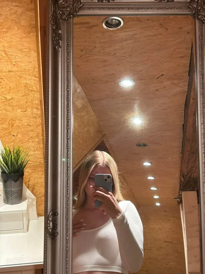 Pale blonde pawg with fat ass image 2