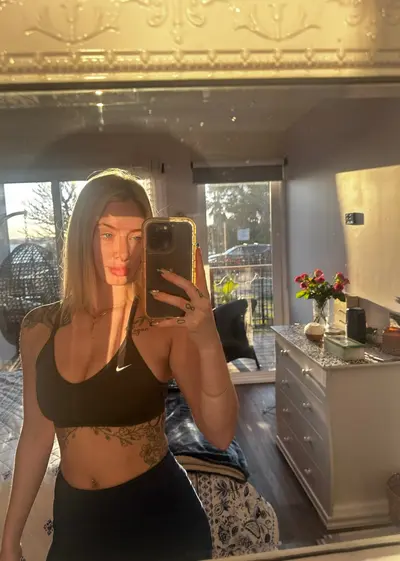 I'm pretty naughty under my workout clothes cover image