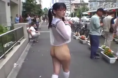 Little slut showing off in public 😈 cover image