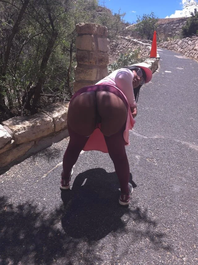 Hot Ebony trip to the Carlsbad caverns 🥵🍑🔥 image 9