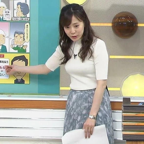 🔚Japanese　顔抜き　アナウンサー　江藤愛　熟してきた愛ちゃん　ソフトエロ　一発やりたい image 20
