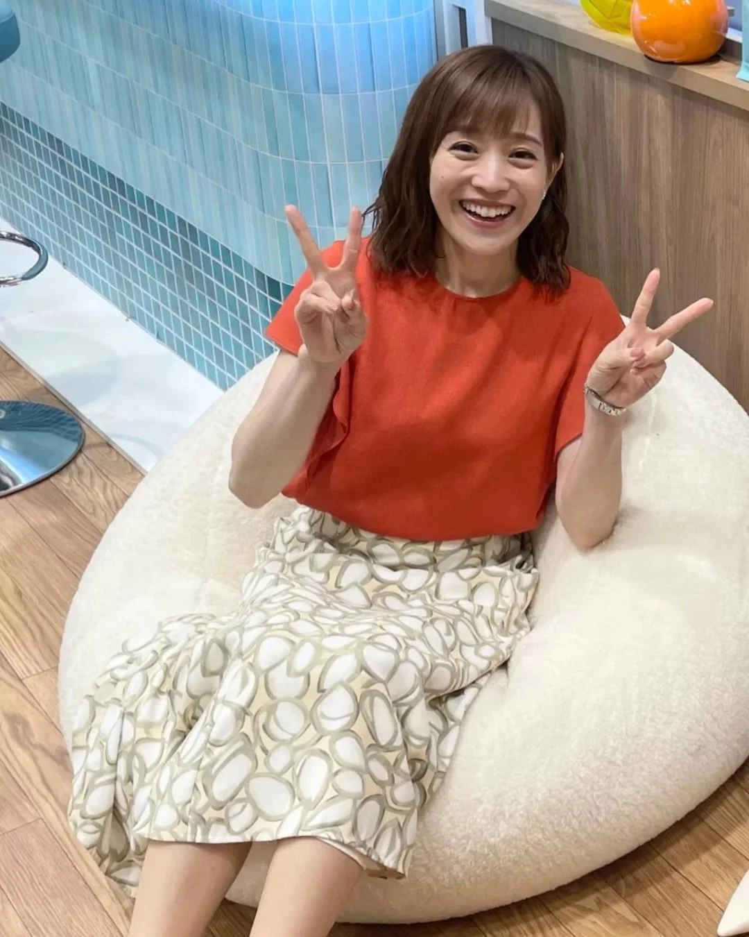 🔚Japanese　顔抜き　アナウンサー　江藤愛　熟してきた愛ちゃん　ソフトエロ　一発やりたい image 6