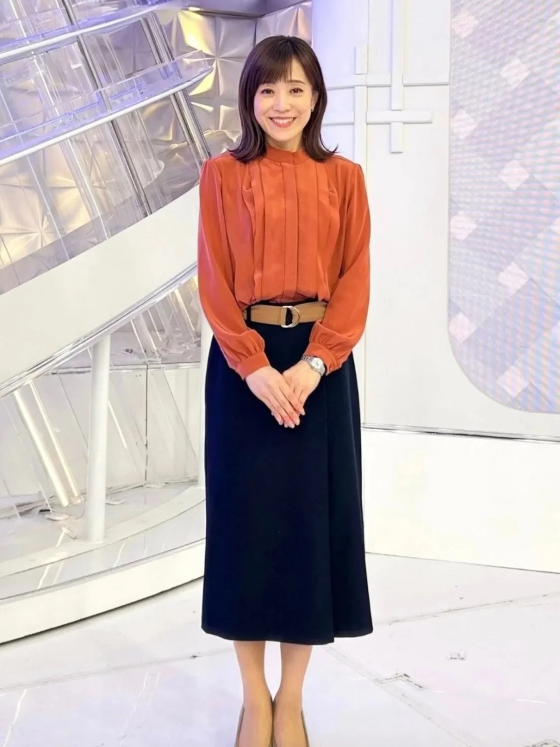 🔚Japanese　顔抜き　アナウンサー　江藤愛　熟してきた愛ちゃん　ソフトエロ　一発やりたい image 8
