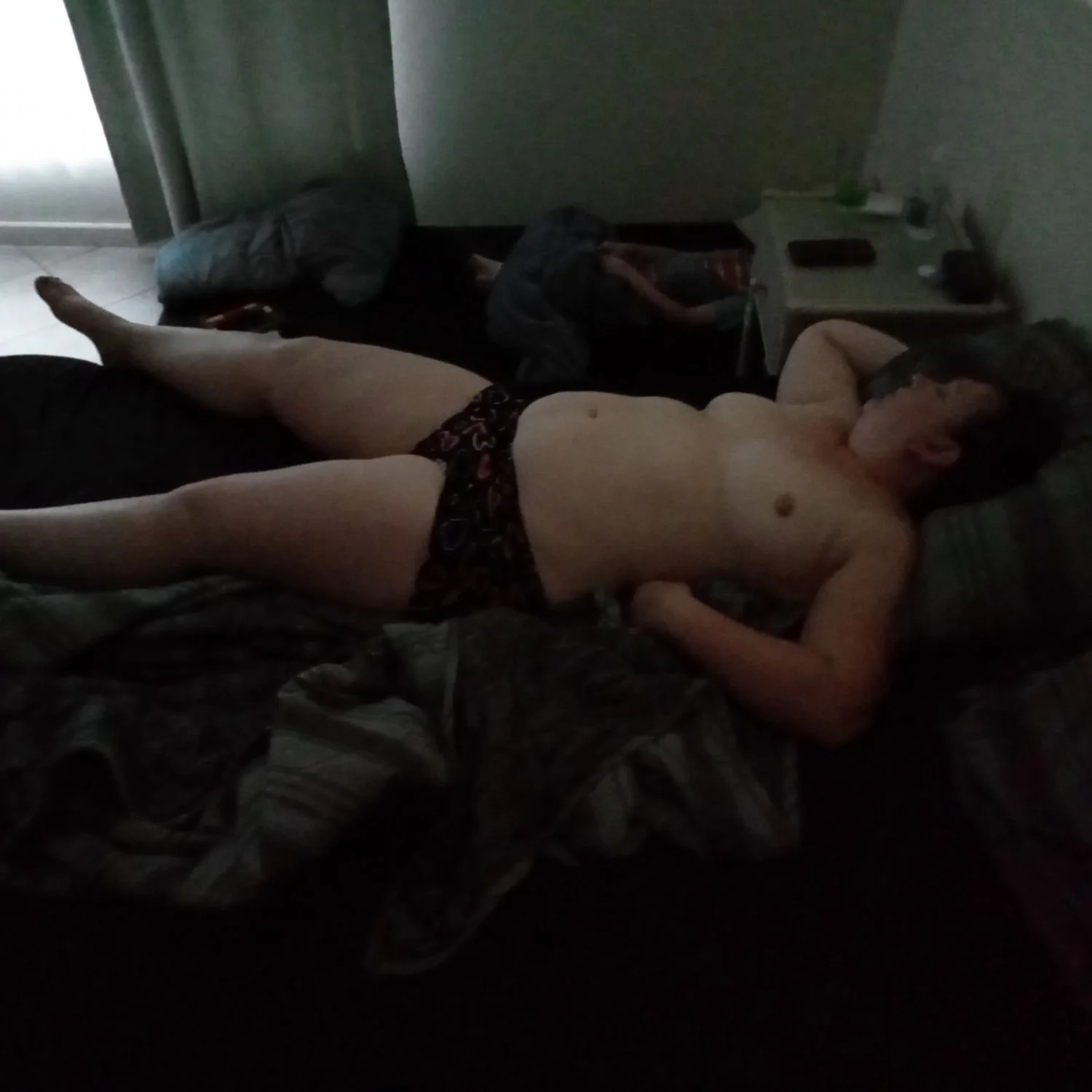 Sleeping nude wife image 4