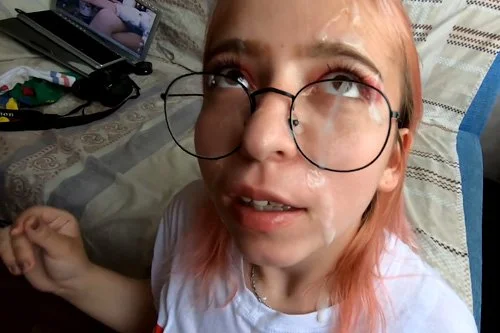 Cum On Her Glasses main image