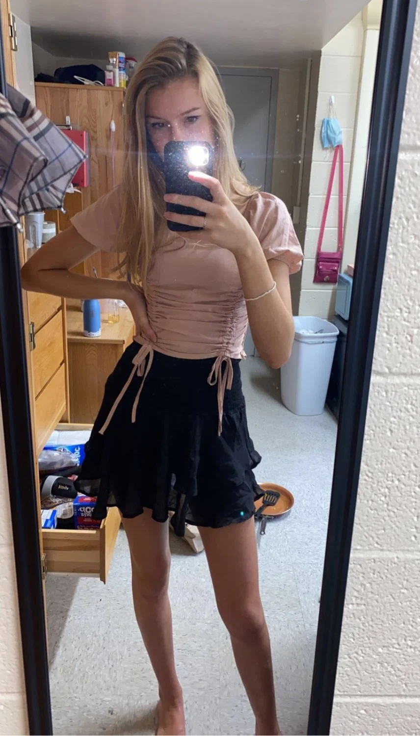 Baddie blonde college freshman slut dicked down 18+ main image