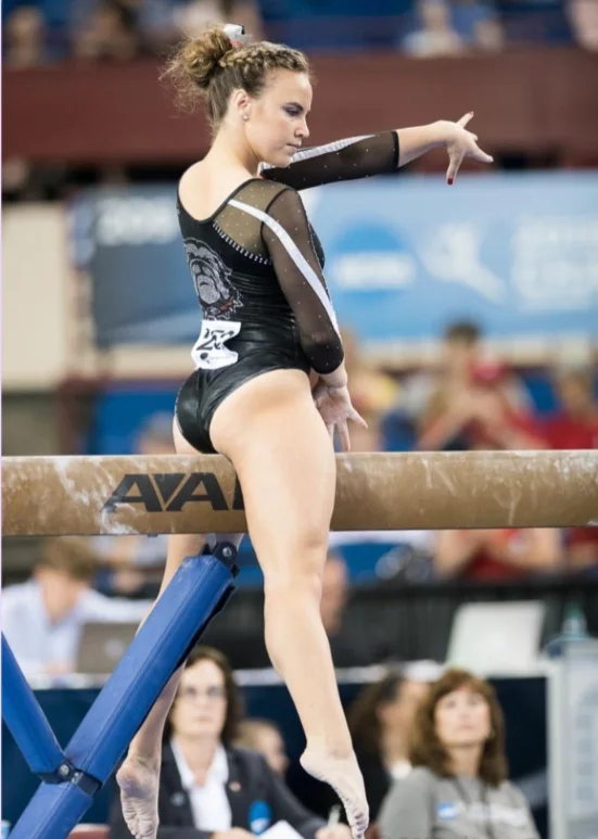 Gymnastics slut self exposed. For the same tele@Caption_omar image 9