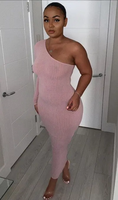 Do you think this dumb nigga knows everyone can see her dark black nipples through that dress? cover image