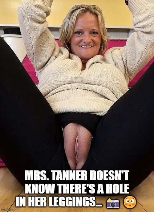 Mrs. Joanne Tanner A Real Hot Slutty Public Schoolteacher in Leggings image 11