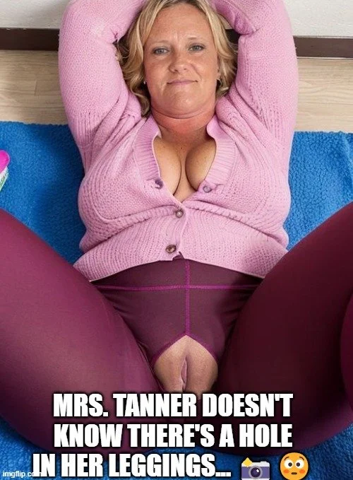 Mrs. Joanne Tanner A Real Hot Slutty Public Schoolteacher in Leggings image 9
