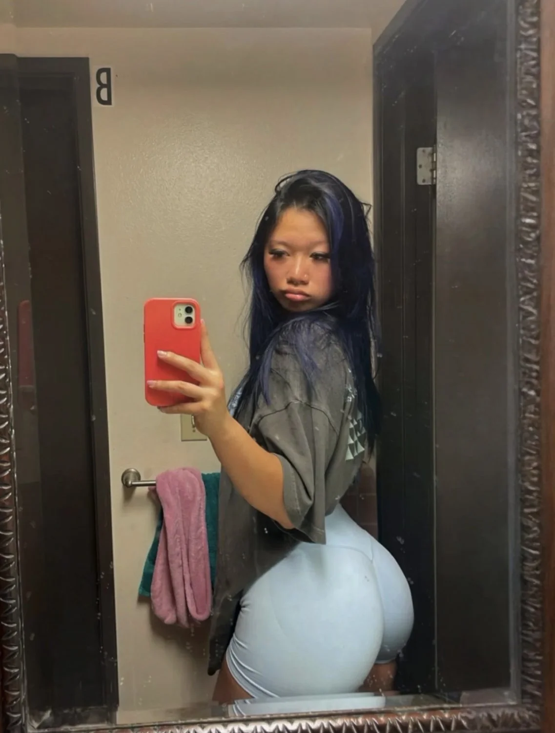 Sexy Asian abg fatass gym slut image 2
