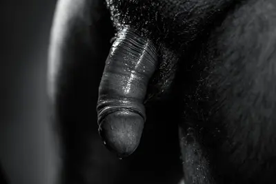 Wet teen cock black and white cover image