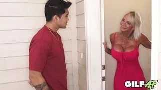 GILF with huge fake Tits. main image