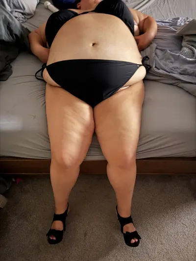 BBW Wife in bikini and heels cover image
