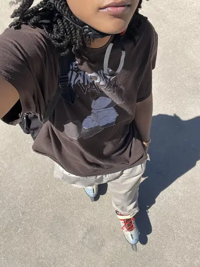 Ebony got a bit bored of inline skating in public cover image