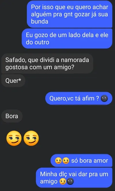 Namoradinha puta conversando com o corno cover image