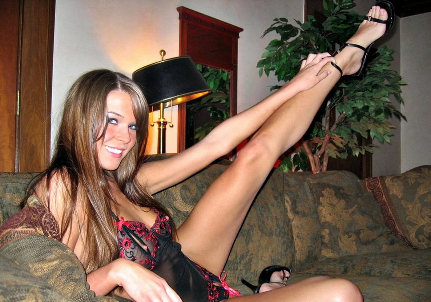 College Girlfriend Posing and Teasing image 10