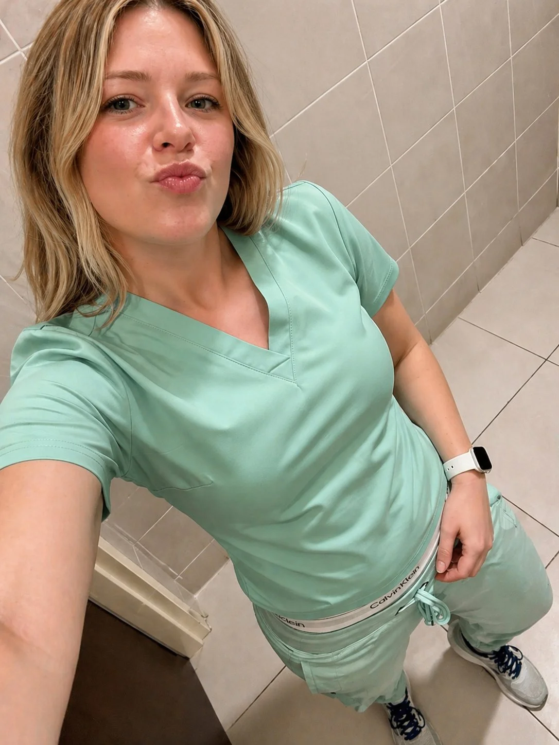 Dirty Slutty Blonde Nurse image 12