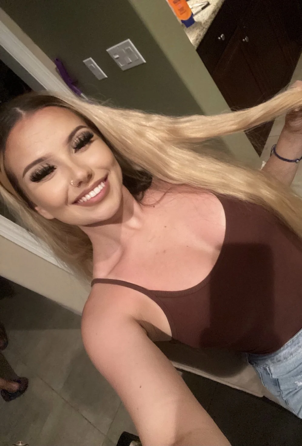 TikTok Teen flashing tits & ass image 7