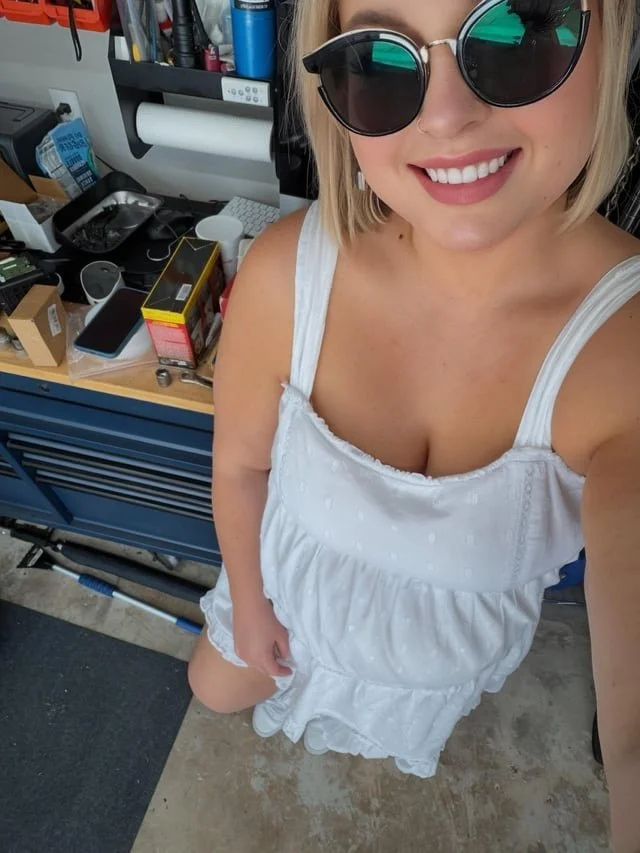 Cute Blonde With Big Tits! image 24