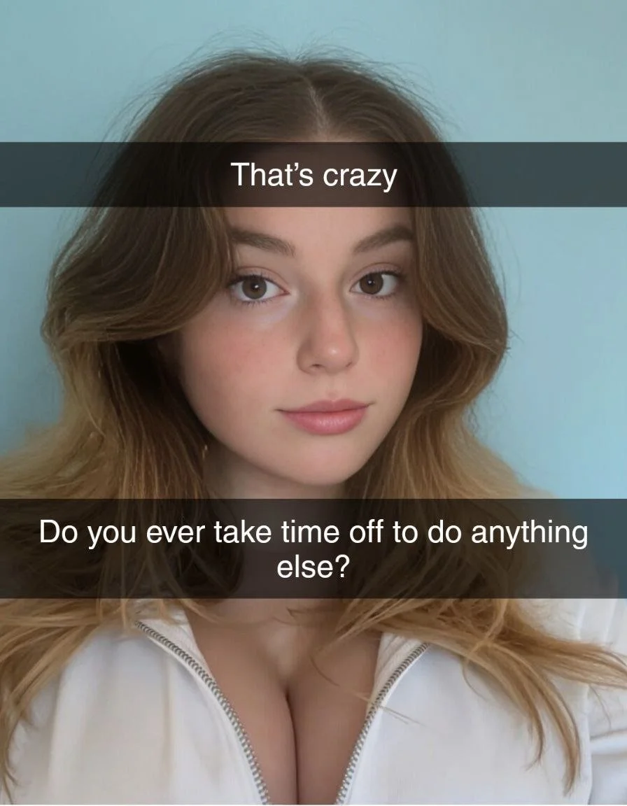 Live Streamer falls for Nerdy Fan part 1 Snapchat Cheating Captions cute teen twitch social media image 12