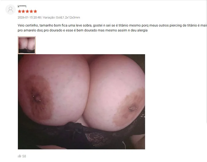 Avaliações da shopee - piercing no peito, prints 3.0 image 17