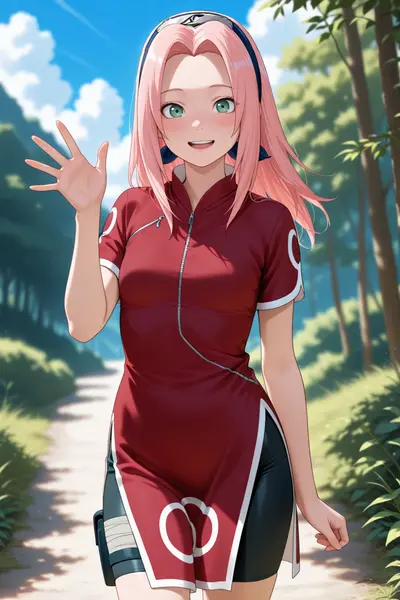 [Naruto] Sakura shows off her slutty body 😍💯 cover image