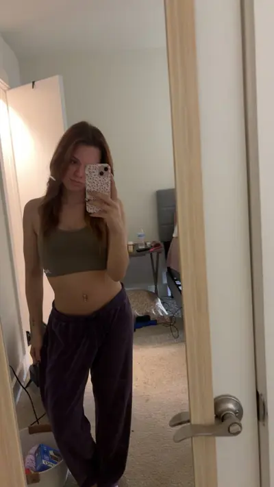 Just a horny college girl with a fat ass cover image