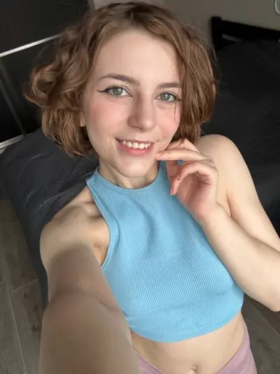 Short haired tomboy with a smooth and delicious pussy cover image