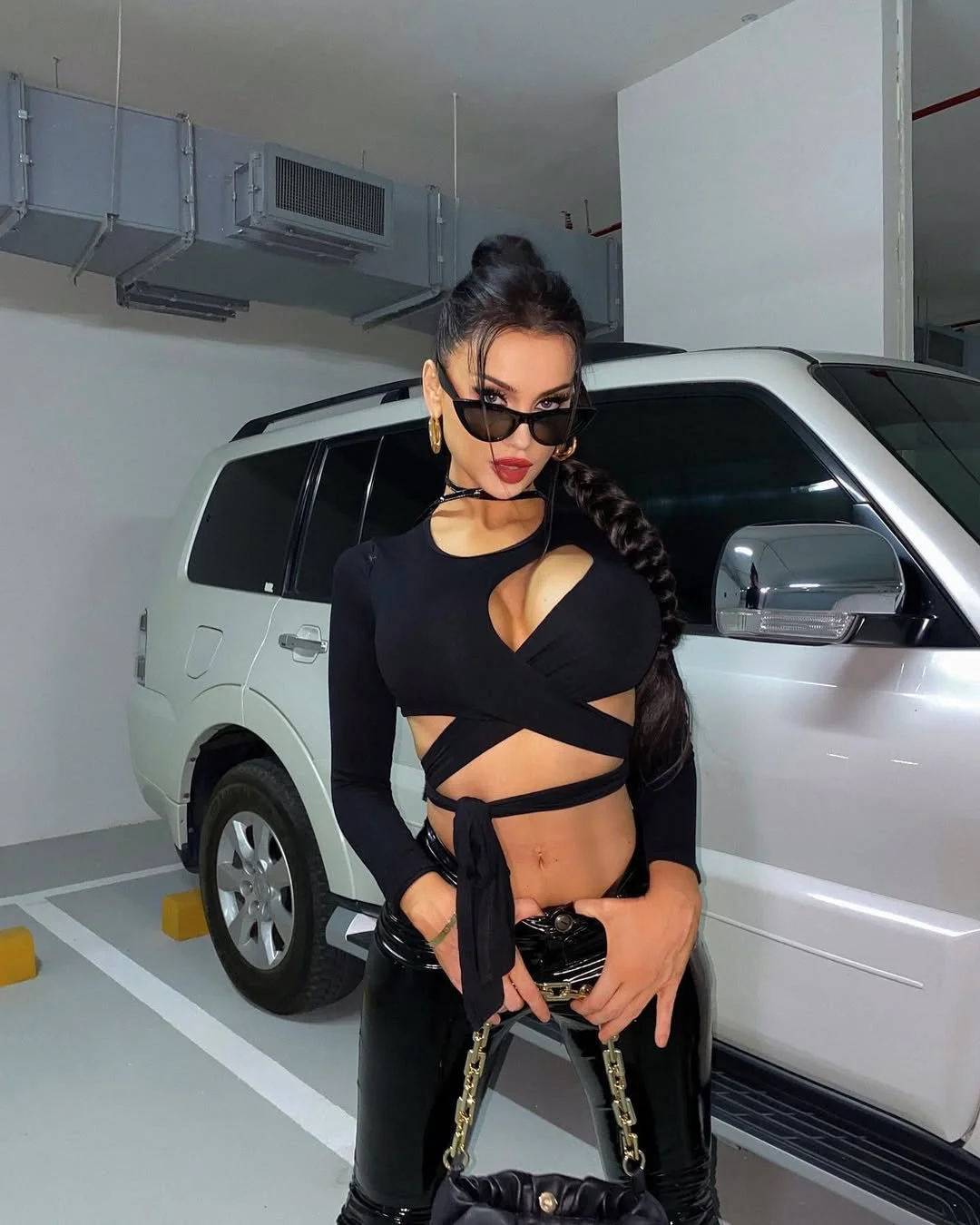 kasssienkaofficial in sexy PVC image 2