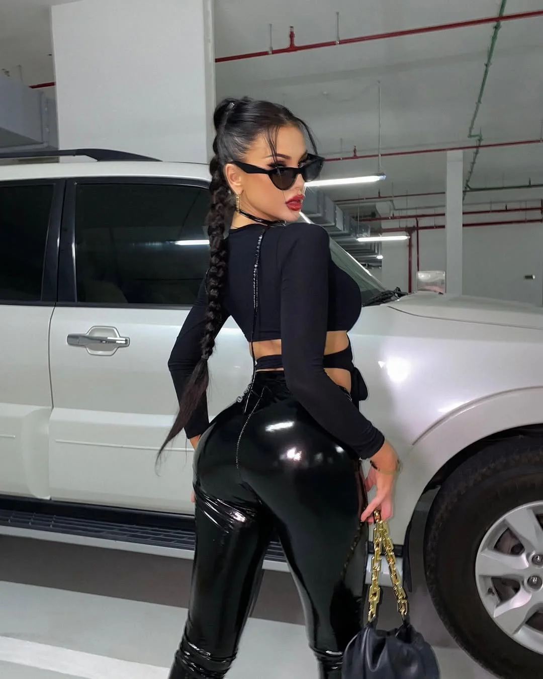 kasssienkaofficial in sexy PVC image 6