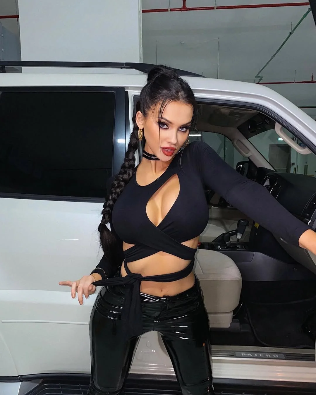kasssienkaofficial in sexy PVC image 7