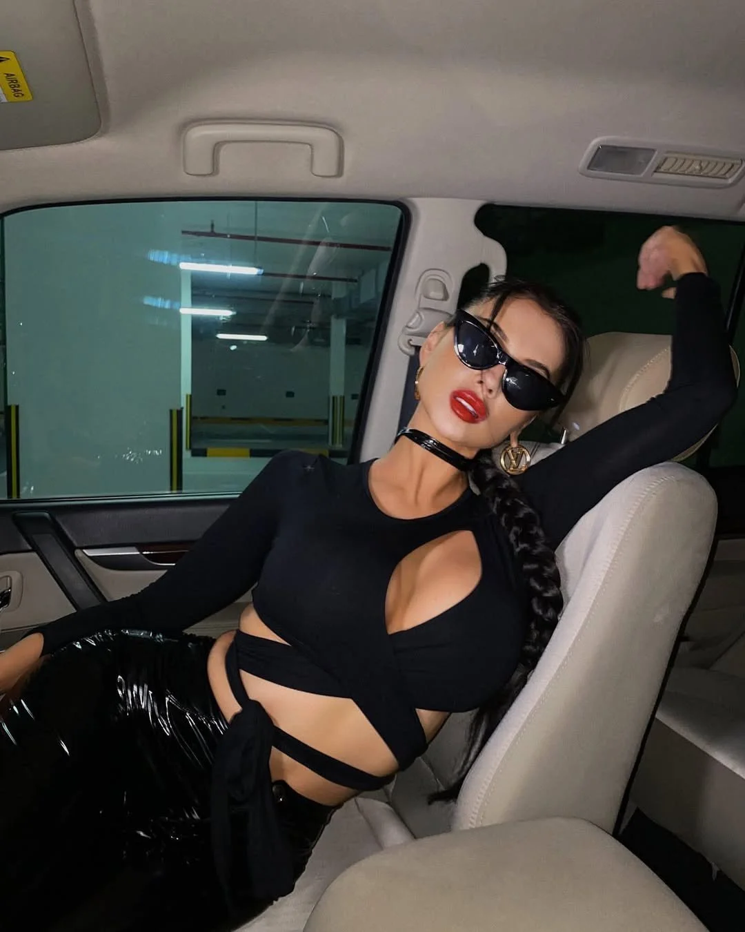 kasssienkaofficial in sexy PVC image 9