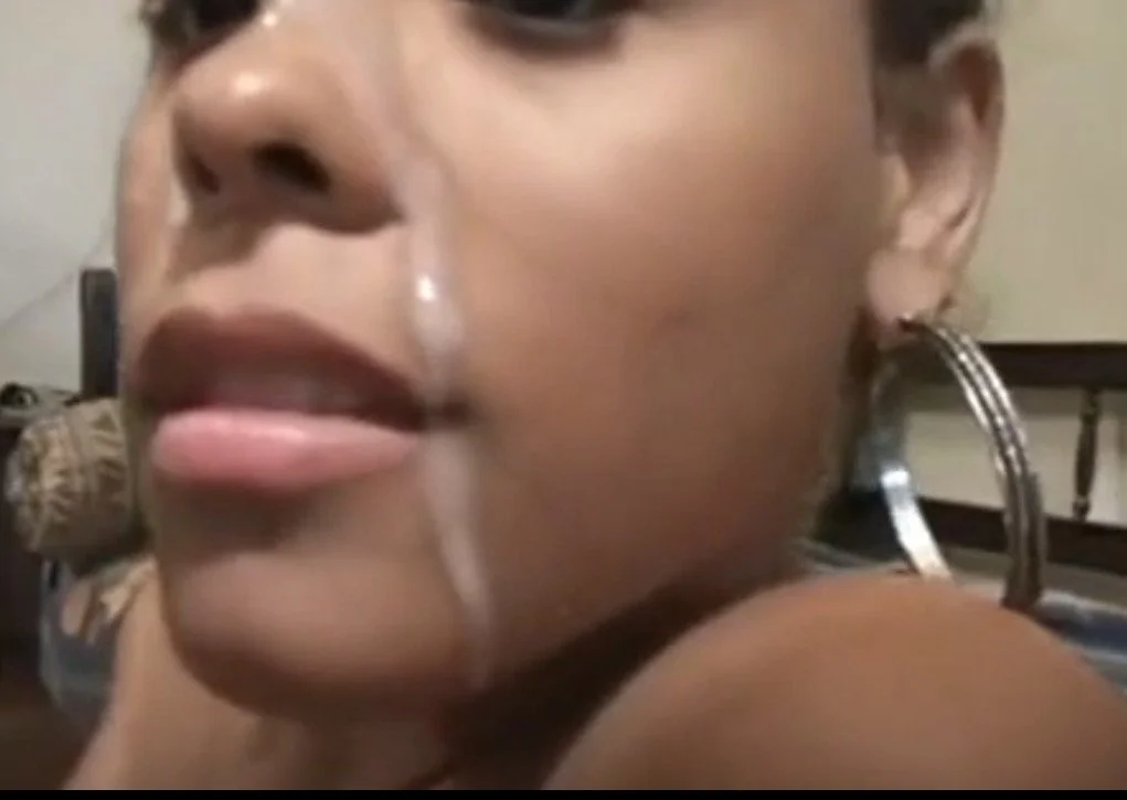 Facial shower on slut horny and stunning brazilian beauty image 15