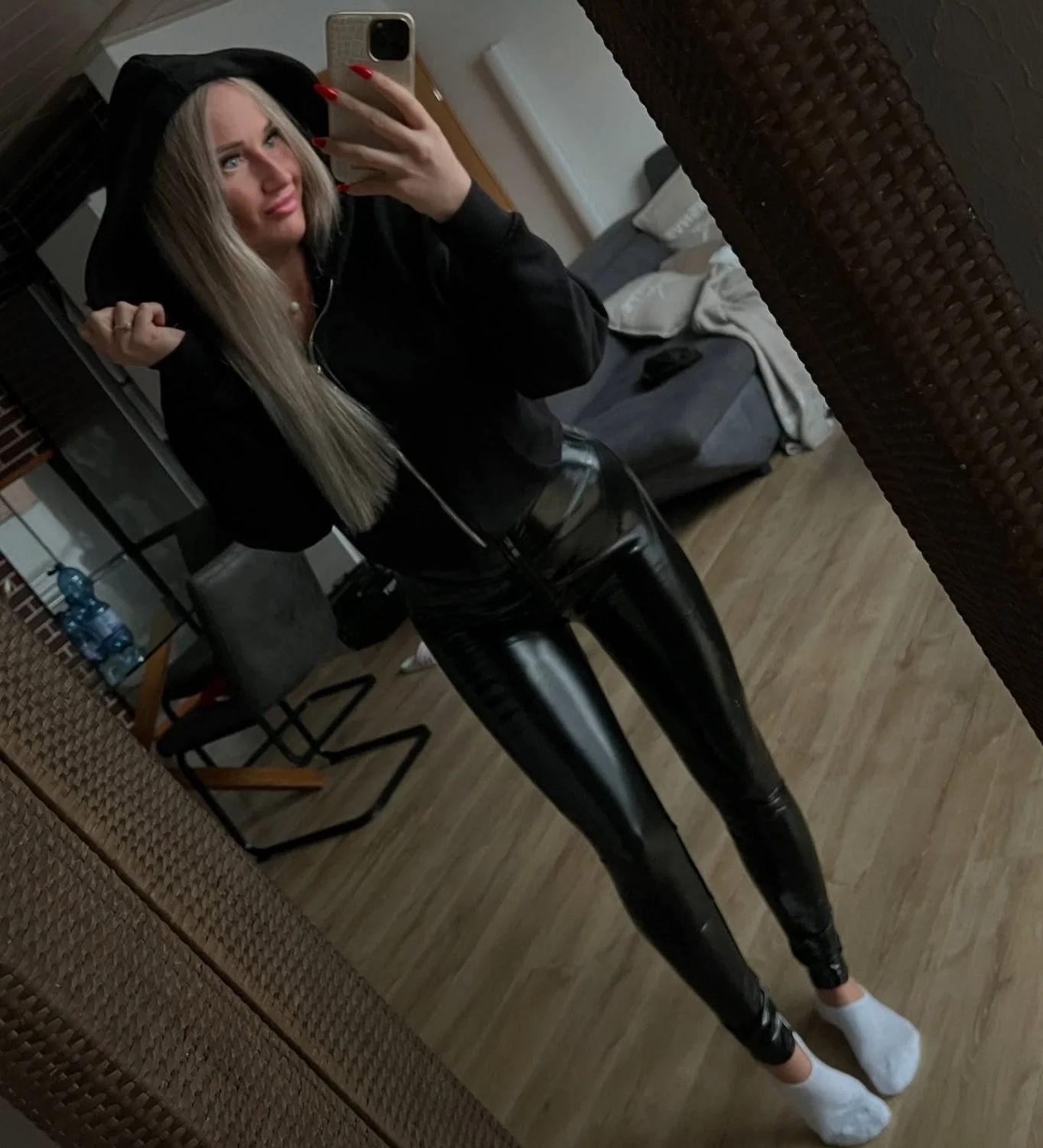 Sexy shiny PVC pants image 9
