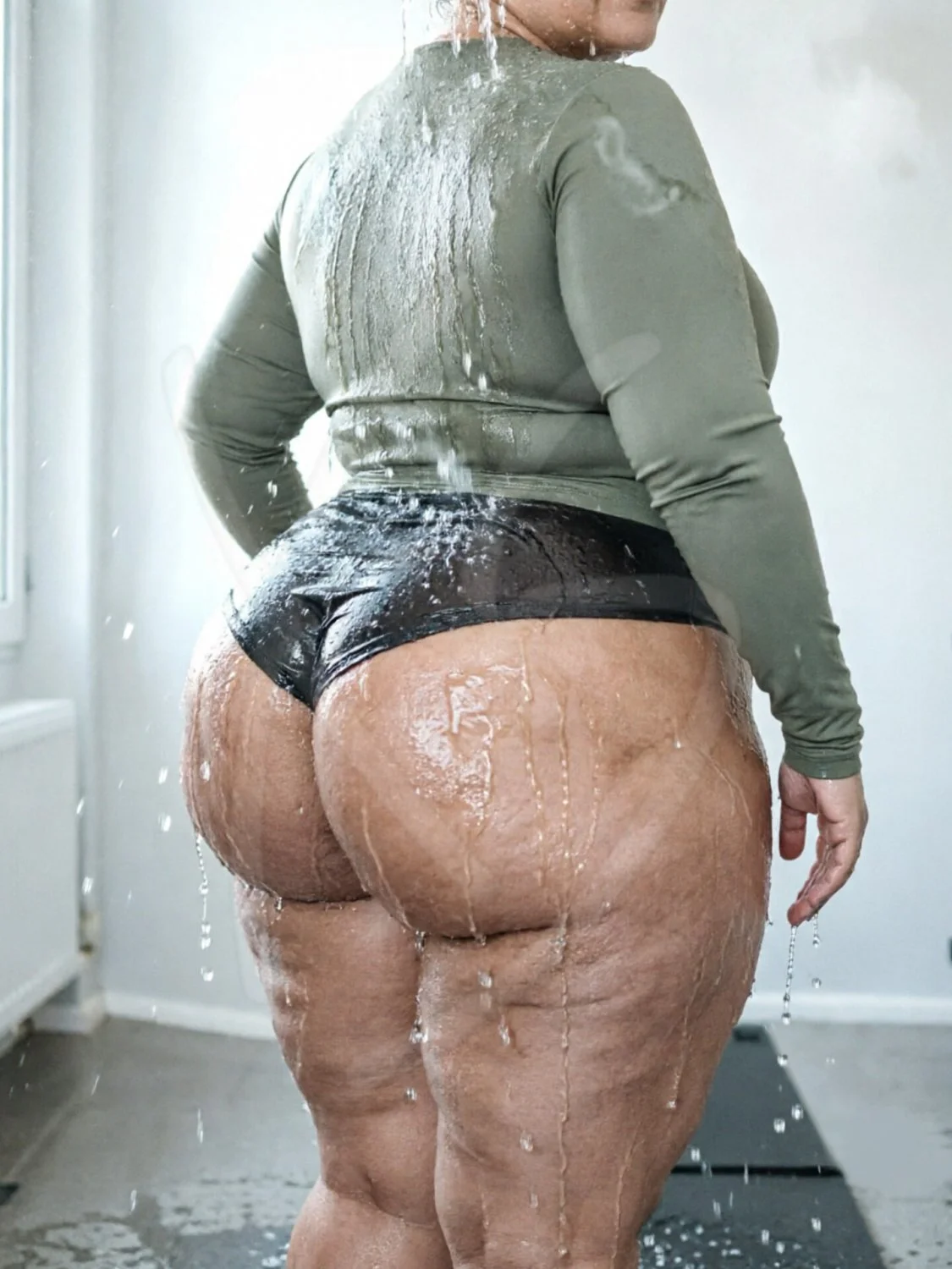 Black Textured Ass image 5
