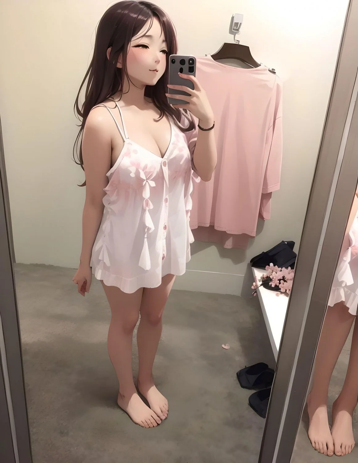 AI dressing room chick image 21