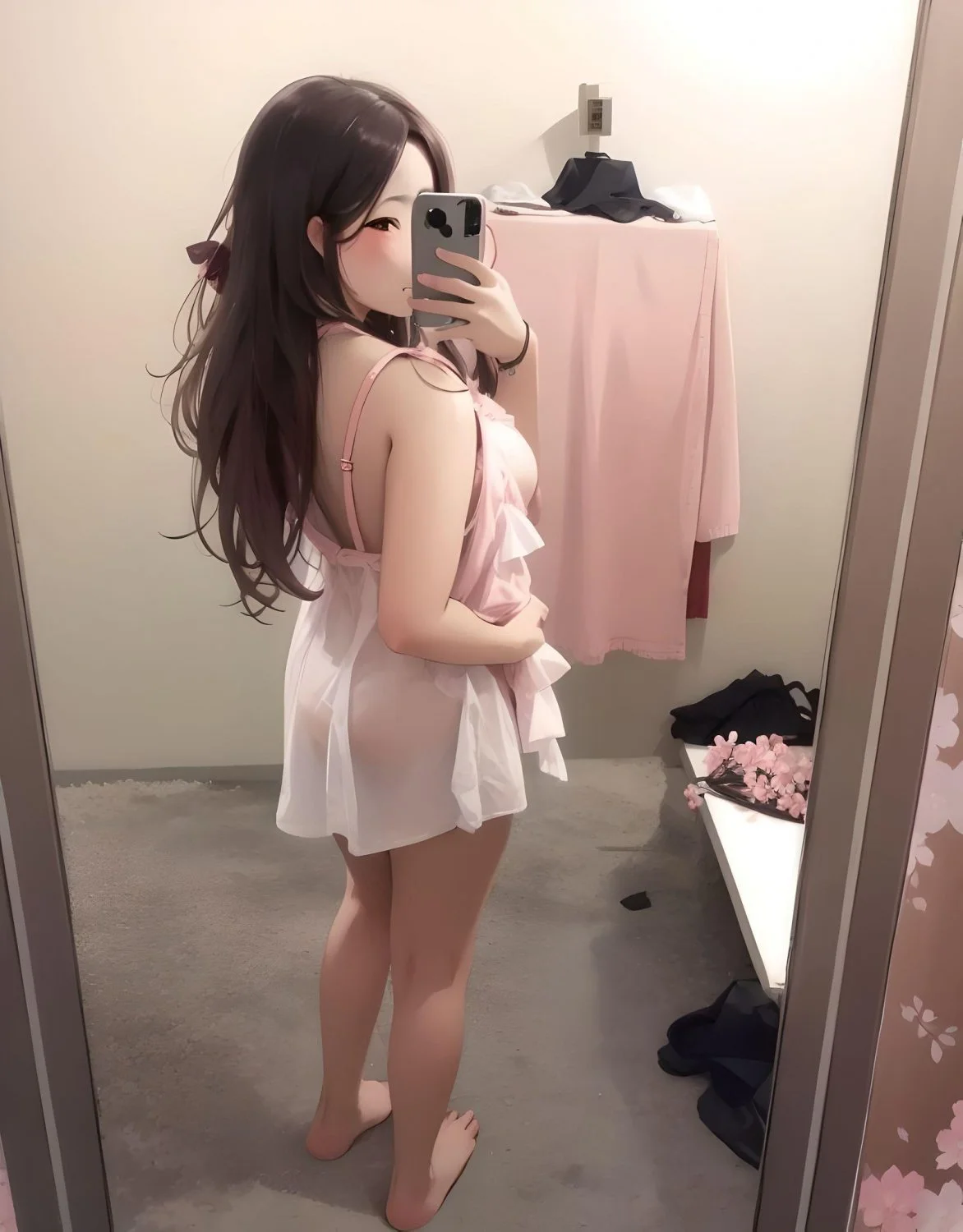 AI dressing room chick image 24