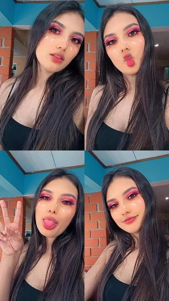 Skinny Latina religious image 15