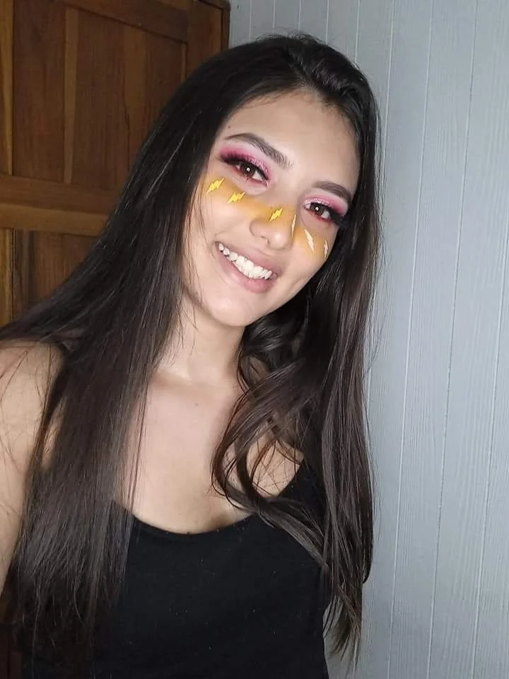 Skinny Latina religious image 16