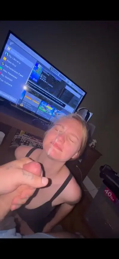 Whore GF submitted receives facial cover image